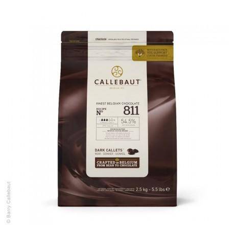 Czekolada ciemna couverture 54,5%,pastylki 2,5kg/8 Callebaut BC811E4U71