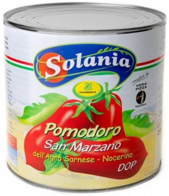Pomidory Pelati San Marzano 1,66kg, 2,55kg/6 Solania