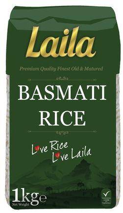 Ryż Basmati 1kg/10 Laila