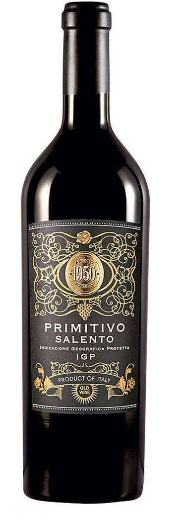 Wino włoskie DV Primitivo Salento AD 1950 IGP 14% CPW 750ml/6 e
