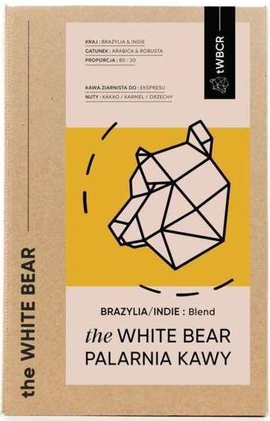 Kawa ziarnista blend Arabica&Robusta 80/20,1kg White Bear