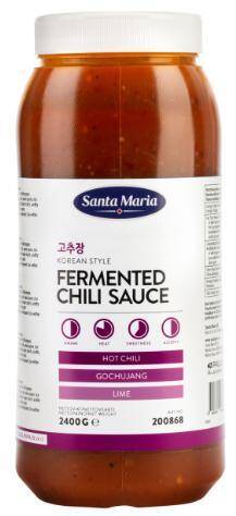 Sos fermentowany z czerwonej papryki chili 2400g/4 Santa Maria