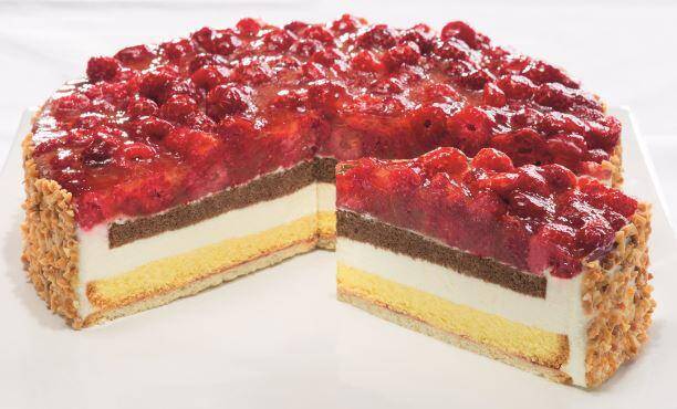 Ciasto Raspberry Cheese Gateau, mroż.2500g/4 Pfalzgraf 255 WBC
