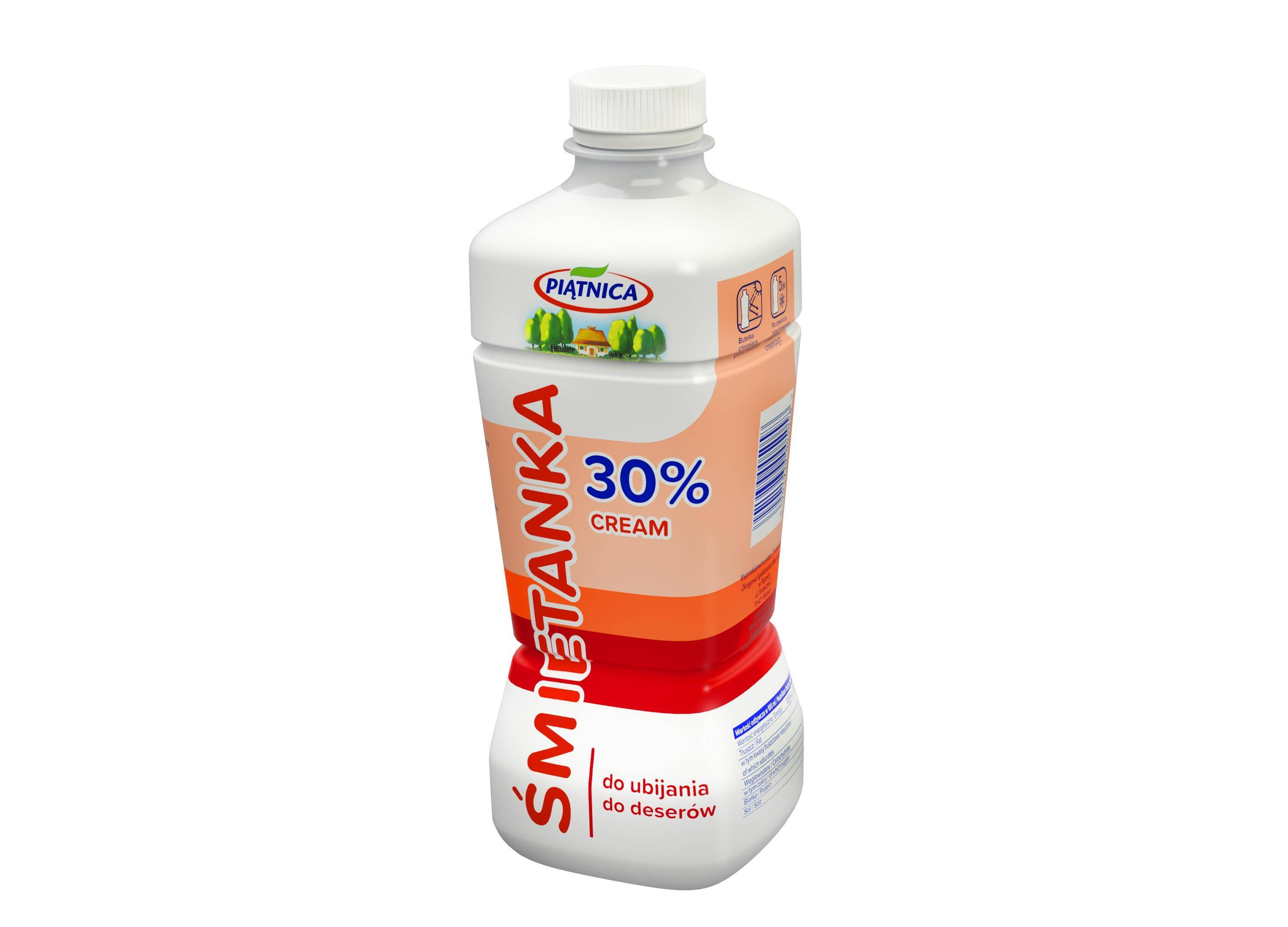 Śmietanka UHT 30% Cream 1L/6 Piątnica