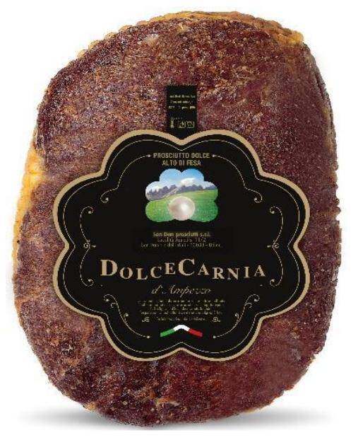 Szynka Prosciutto Dolce Carnia 5,8-7 kg/szt, 2szt/krt San Dan