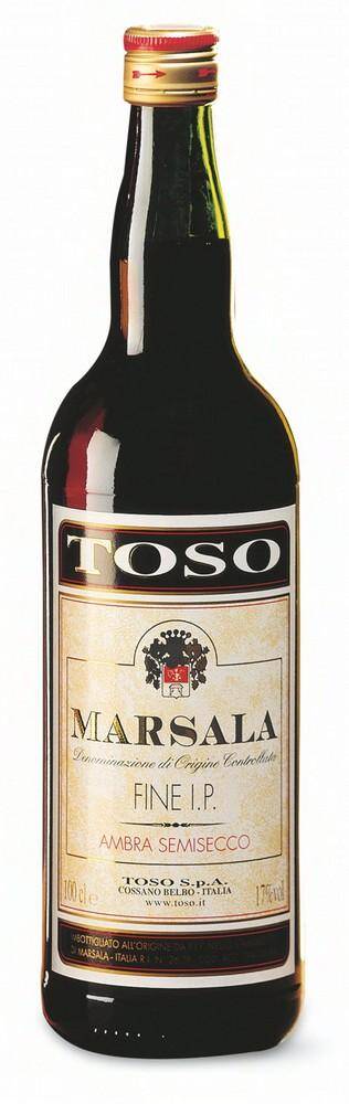 Wino włoskie Toso Marsala Fine IP DOC 17% BPW 1L/6 e