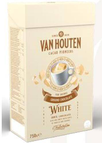 Czekolada biała w proszku 750g/10 Van Houten