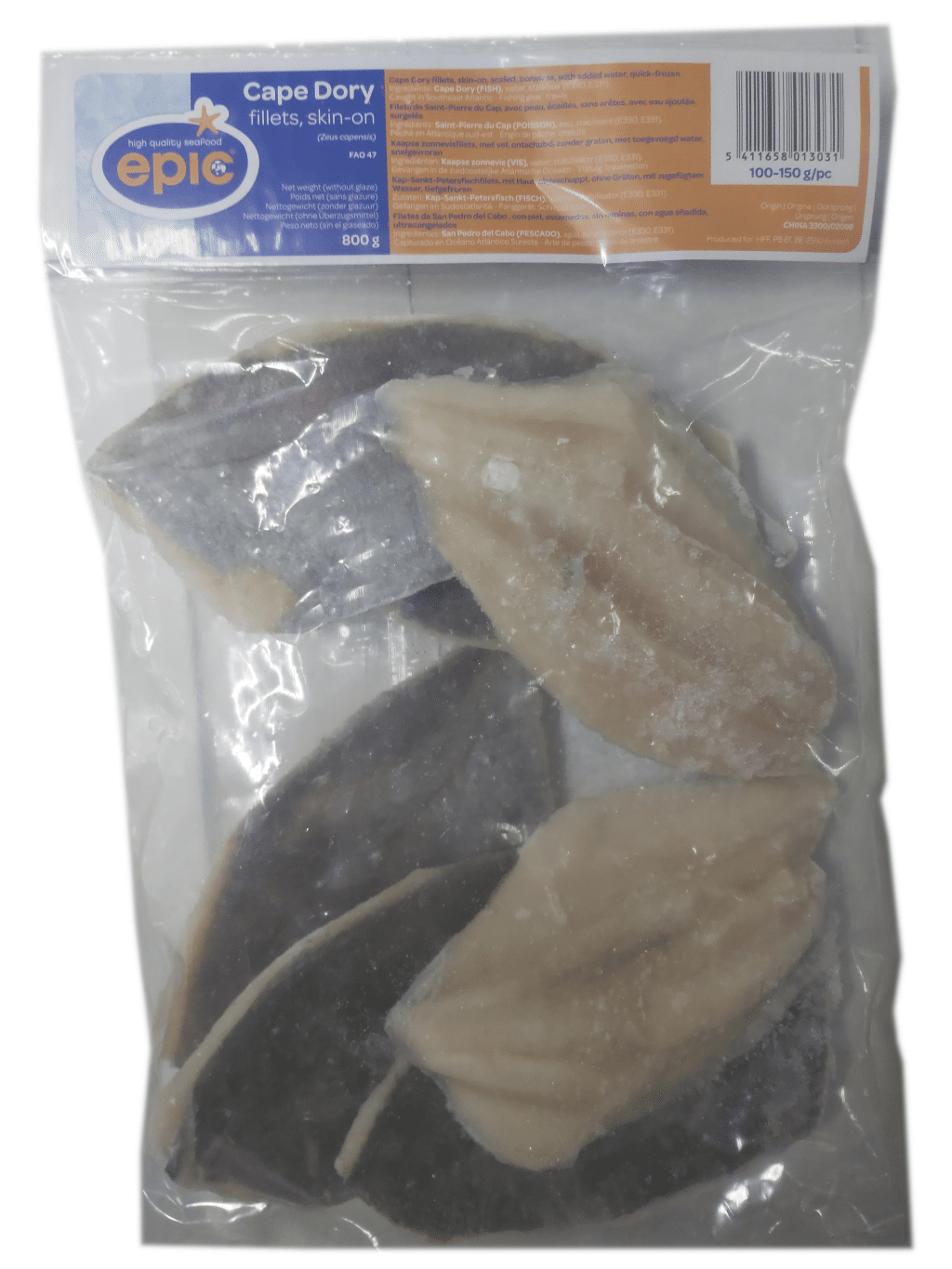 Piotrosz gładki filet z/sk 115/170g, 800g, 1kg/12, Epic