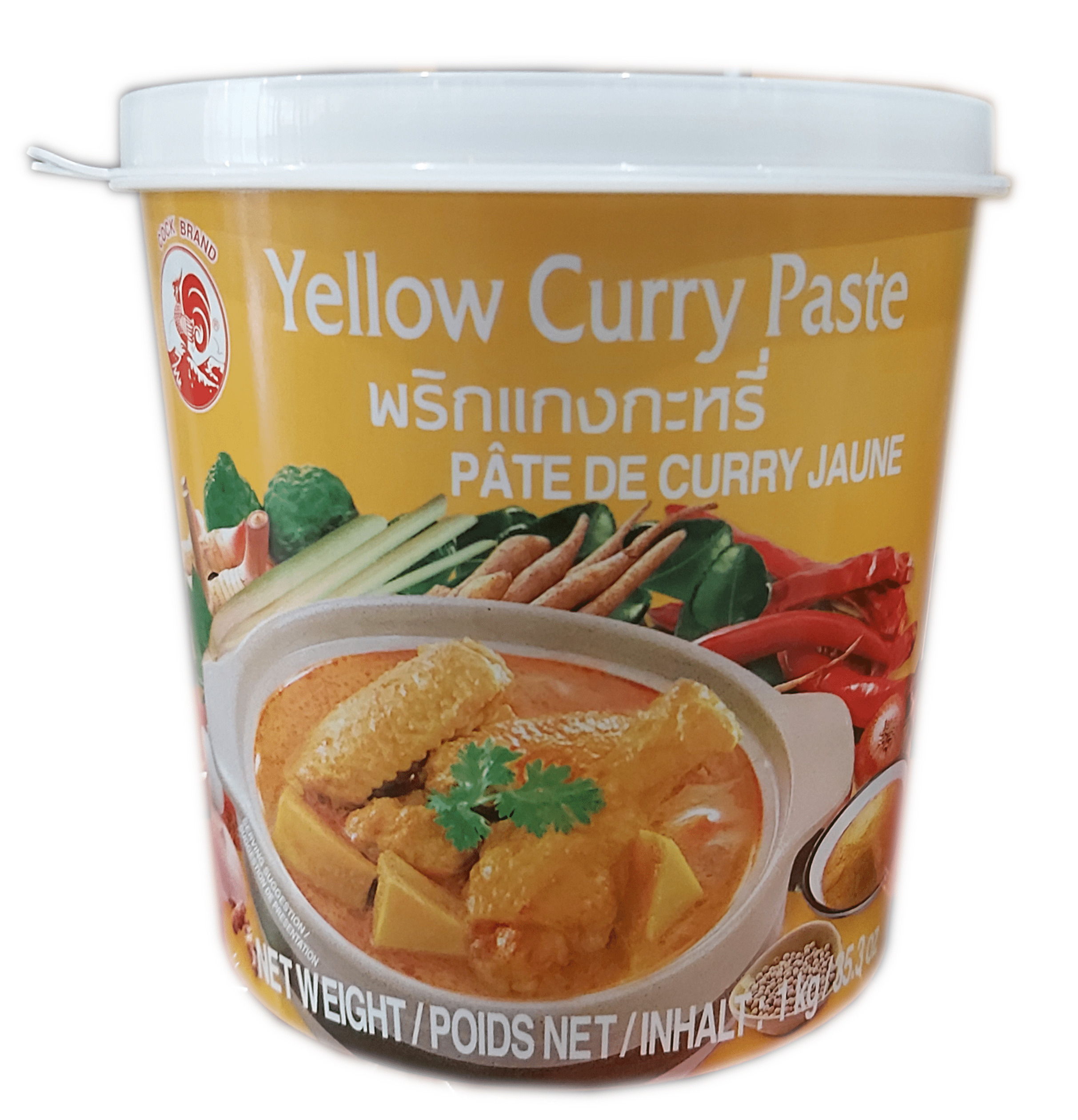 Pasta Curry Yellow 1kg/12 Cock