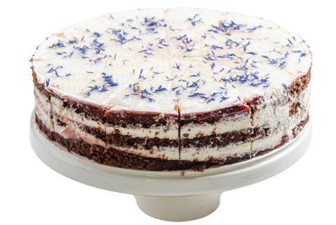 Ciasto Trio jagodowe 1750g/24cm, krojone 12szt,1,75kg/krt Baccara