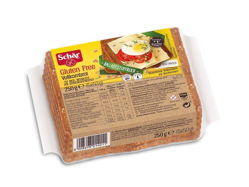 Chleb razowy Vollkornbrot 250g/6 Schar ***