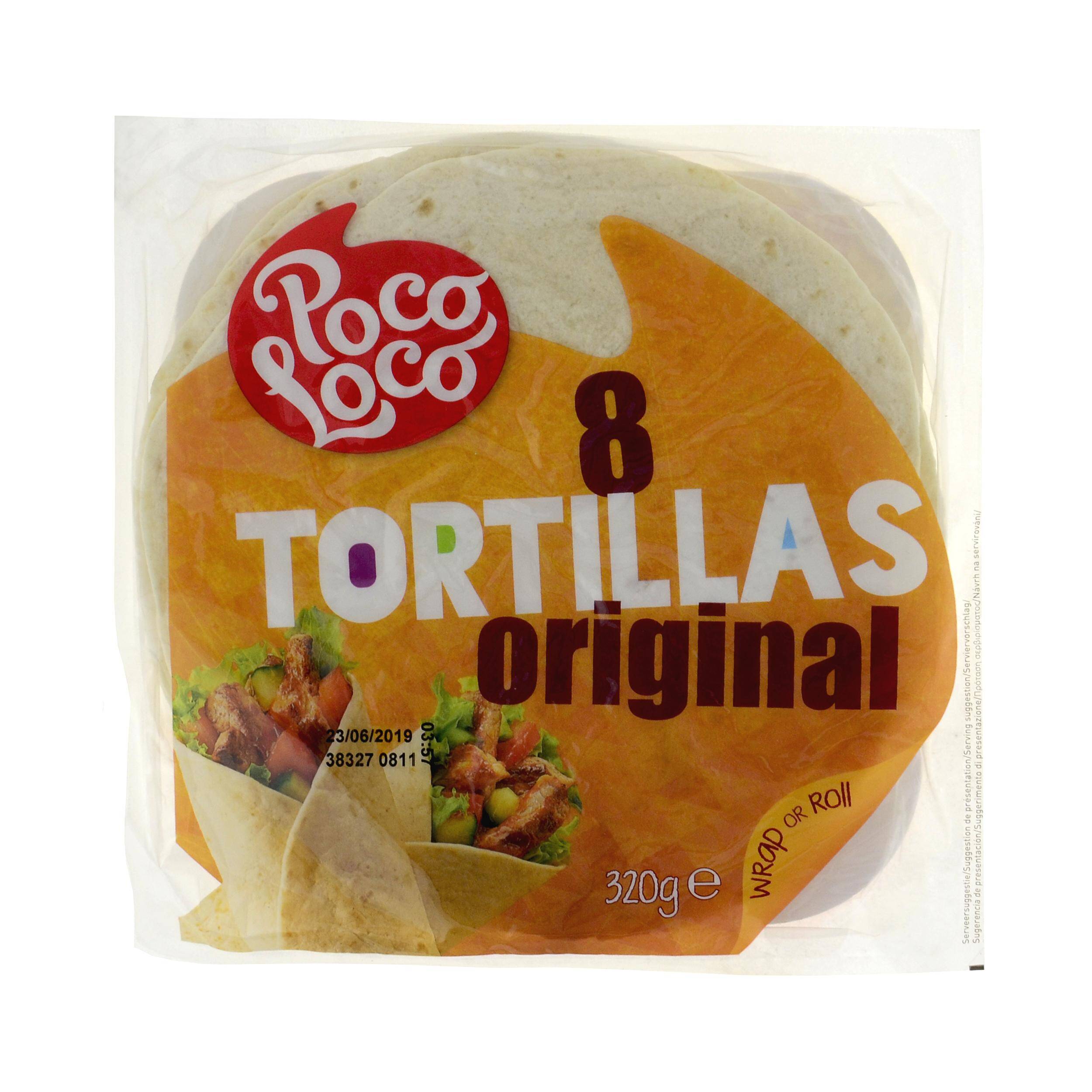 Tortilla Original 20cm,8szt, 320g/14 Poco Loco p