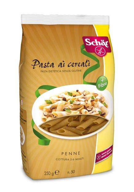 Makaron Penne Cereali (pełnoziarn.) 250g/10 Schar e*