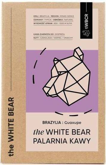 Kawa ziarnista Arabika 100% Guaxupe 1kg White Bear