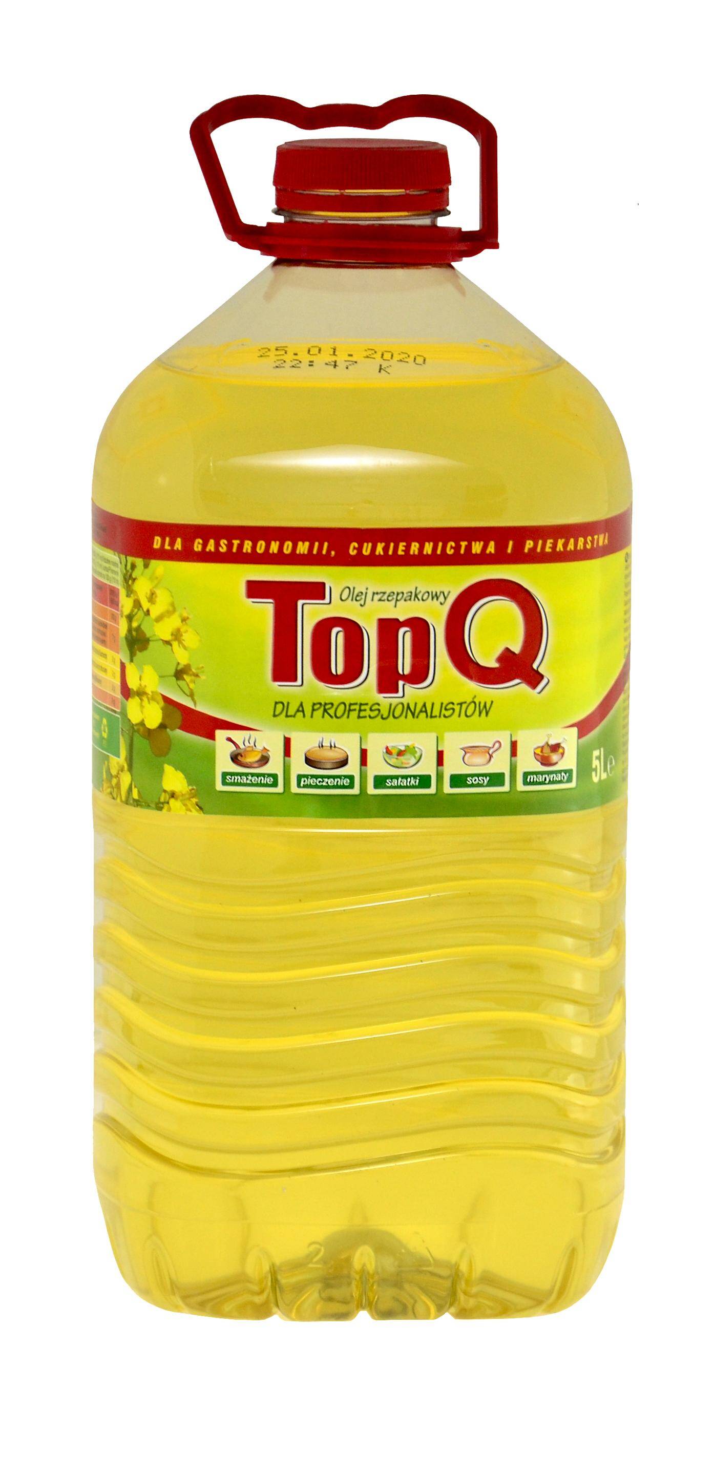 Olej rzepakowy TopQ (uniwersalny) 5L/3 Kruszwica