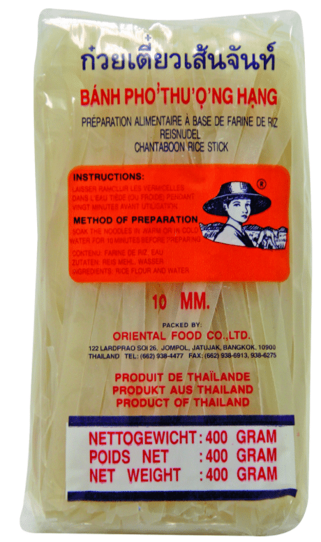 Makaron ryżowy 10mm (roll) 400g/34 Farmer