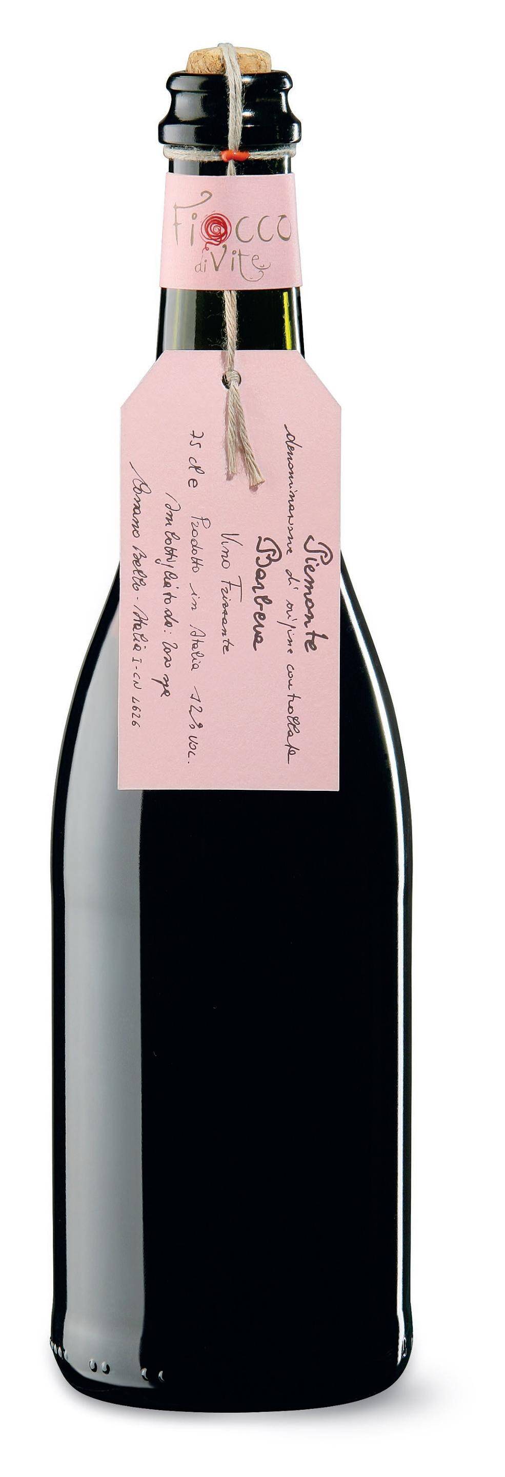 Wino włoskie Toso Fiocco Divite Barbera DOC frizzante 12% CW MUS 750ml/6