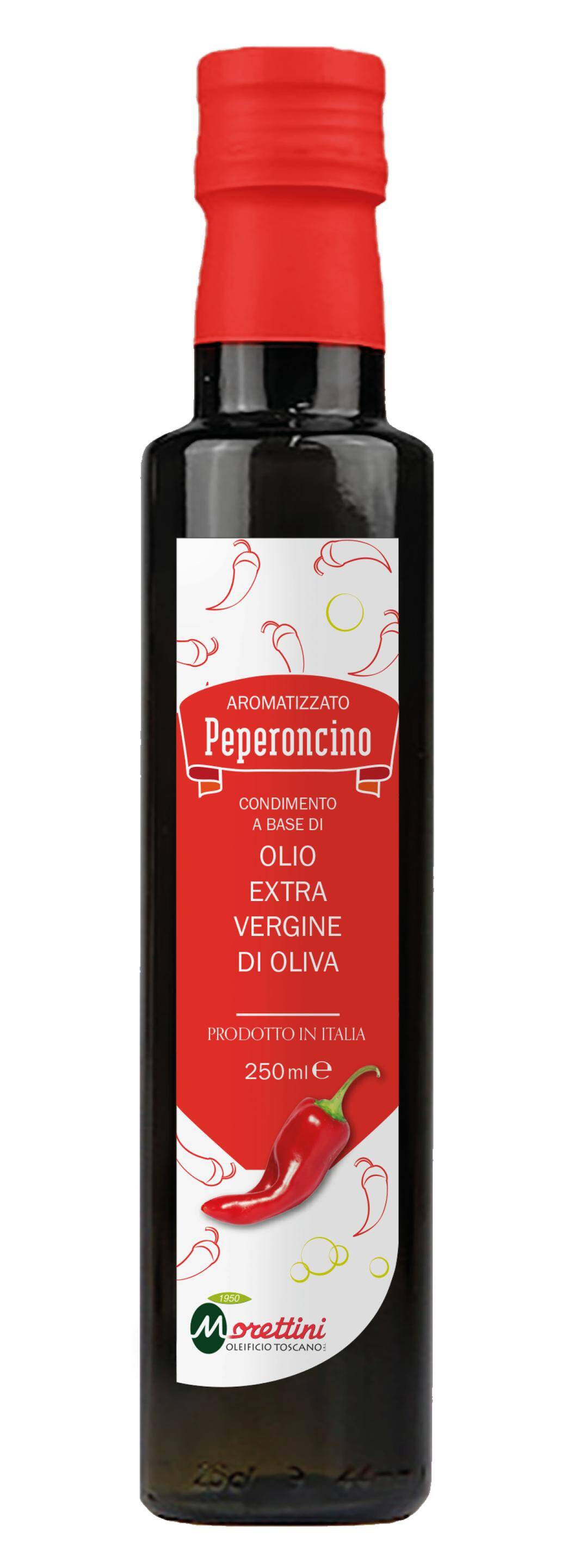 Oliwa Ex.Virgin Chili Peperoncino 250ml/12 Morettini