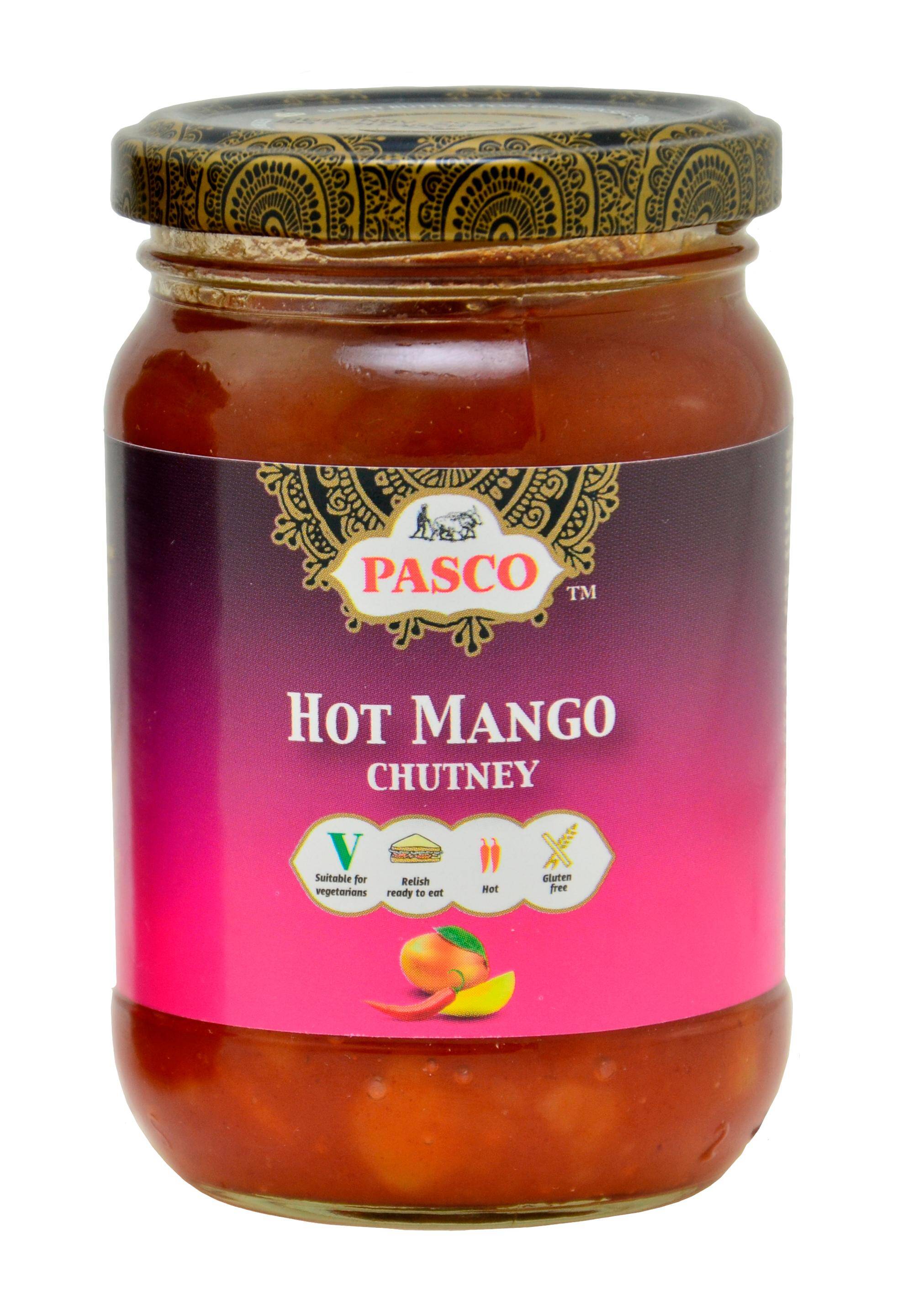 Hot Mango Chutney 320g/6 Pasco e