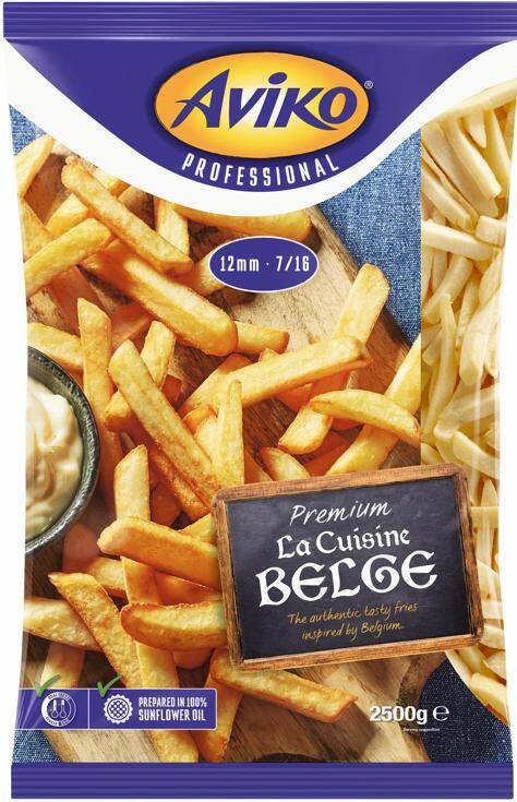 Frytki belgijskie nieregular., 2,5kg/5 Aviko 807122