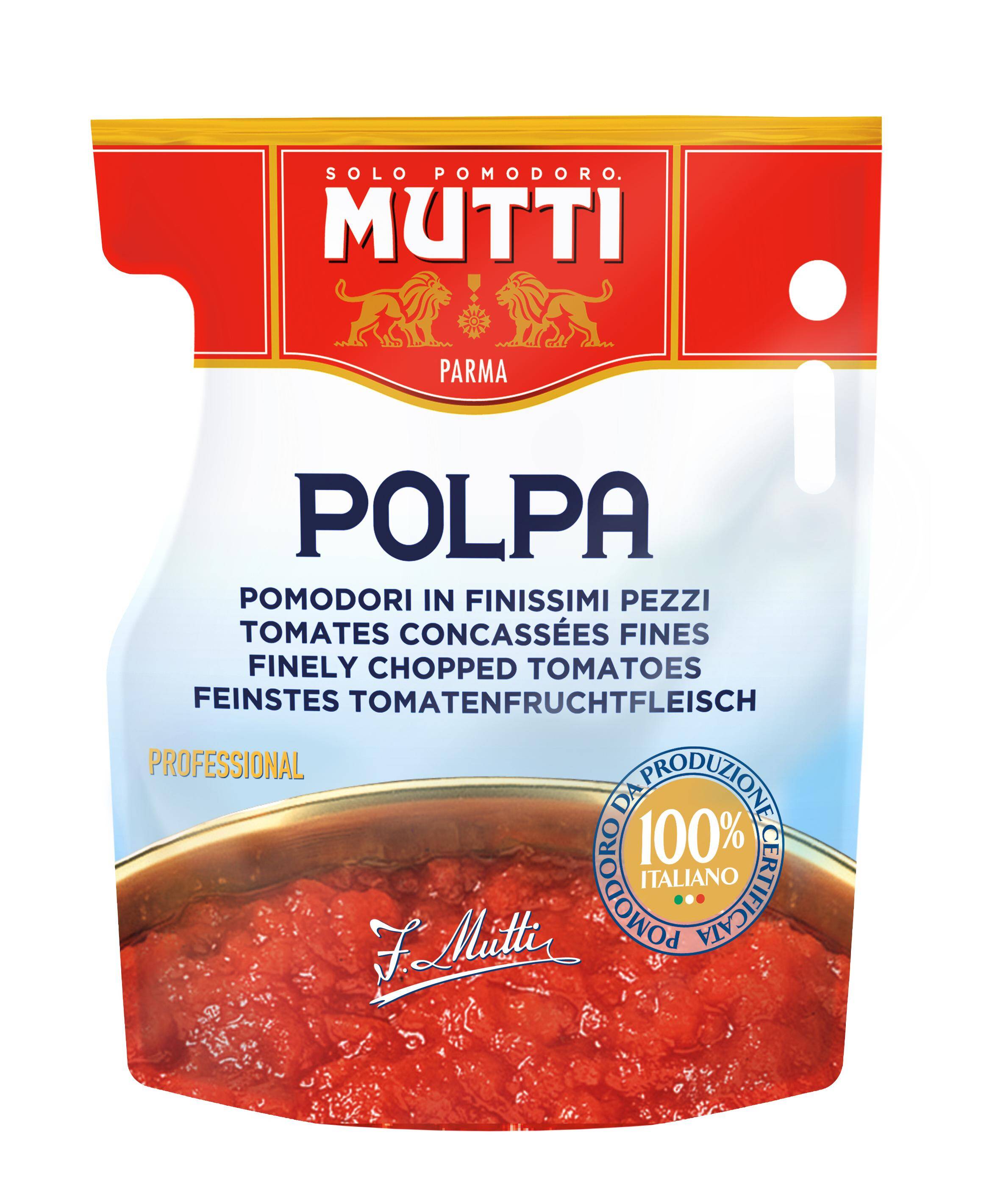 Pomidory Polpa drobno krojone worek 5kg/2 Mutti   3043
