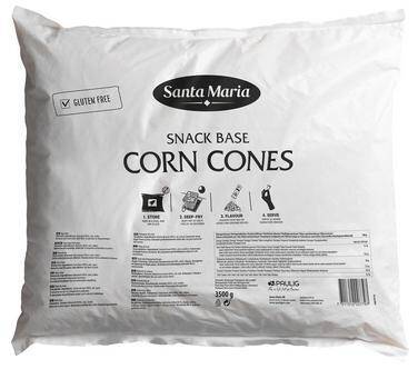 Chipsy kukurydziane Snack Base Corn Cones 3,5kg/3 Santa Maria ***