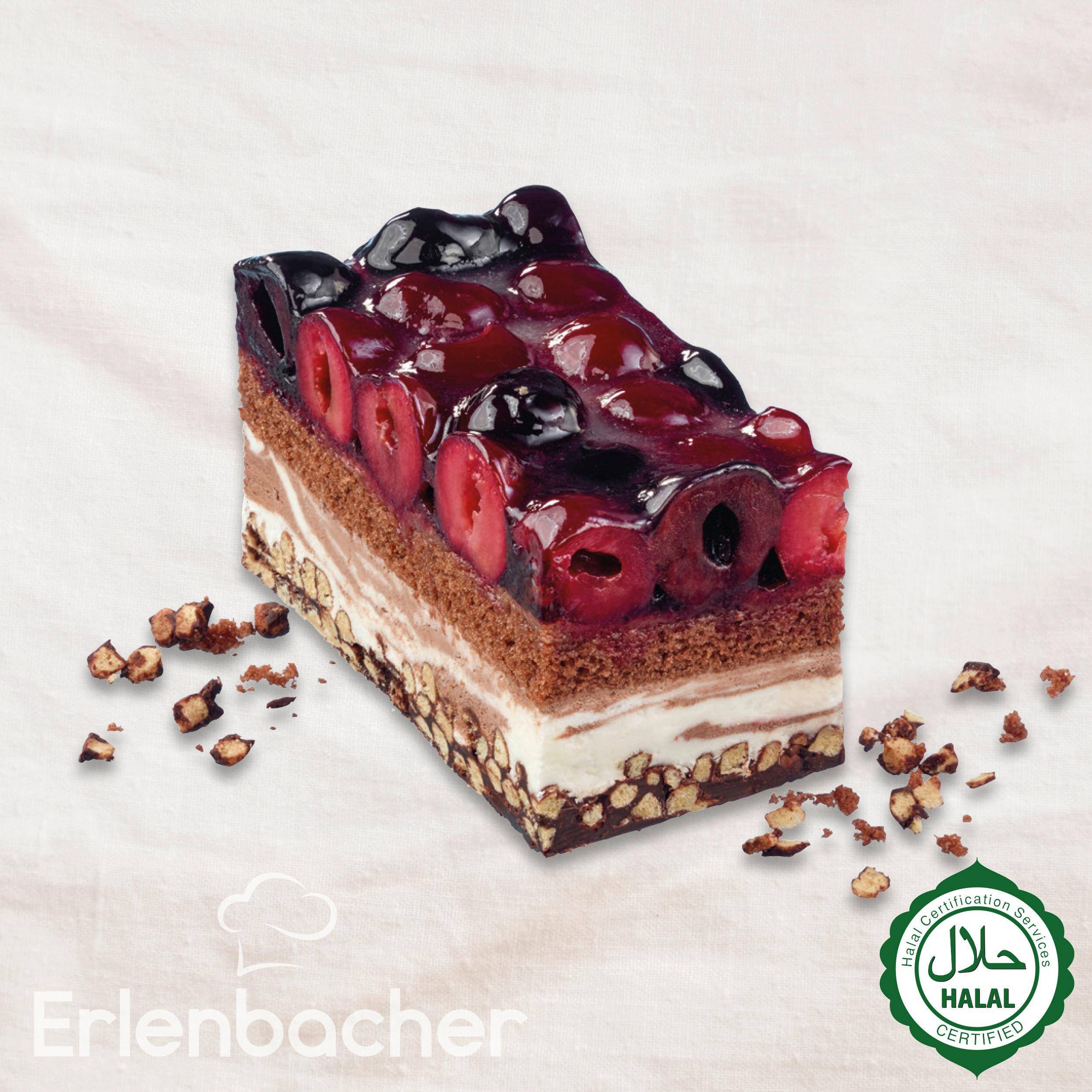 Ciasto wiśniowo-czekoladowe Crisp 2,1kg/4 Erlenbacher 39000827