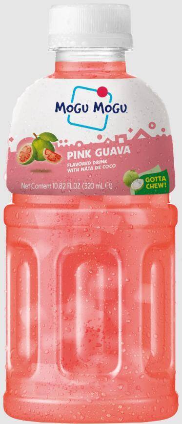 Mogu Mogu Pink Guawa nata de coco 320ml/6/4