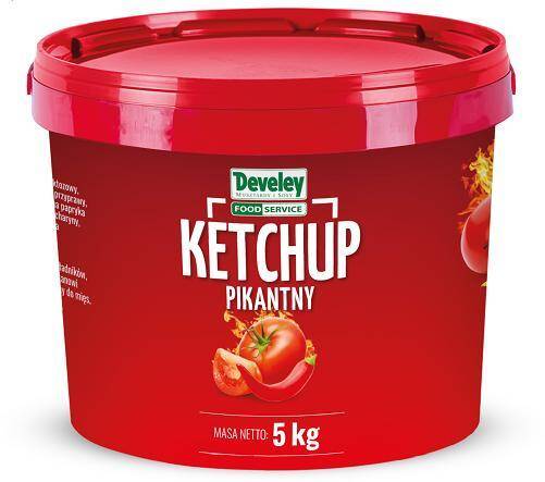 Ketchup Pikantny 5 Kg Develey 1944 - B2B Kuchnie Świata