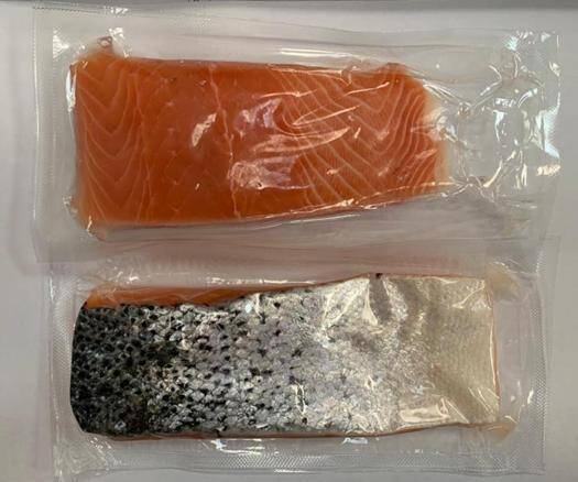 Łosoś atlantycki porcje z/s vac.mrożone 150gx34szt, karton 5,1kg