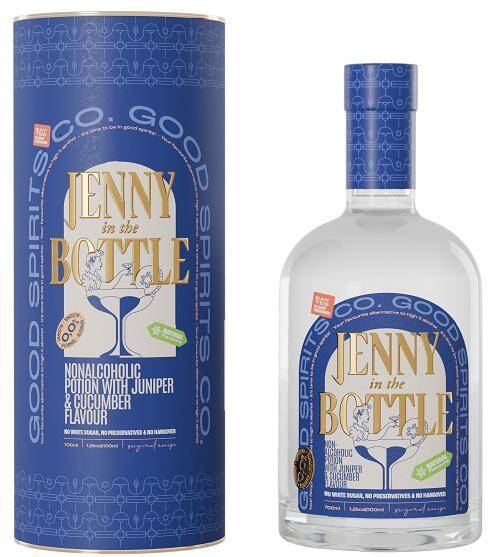 Gin bezalk.Jenny in the Bottle 700ml/6 Good Spirits