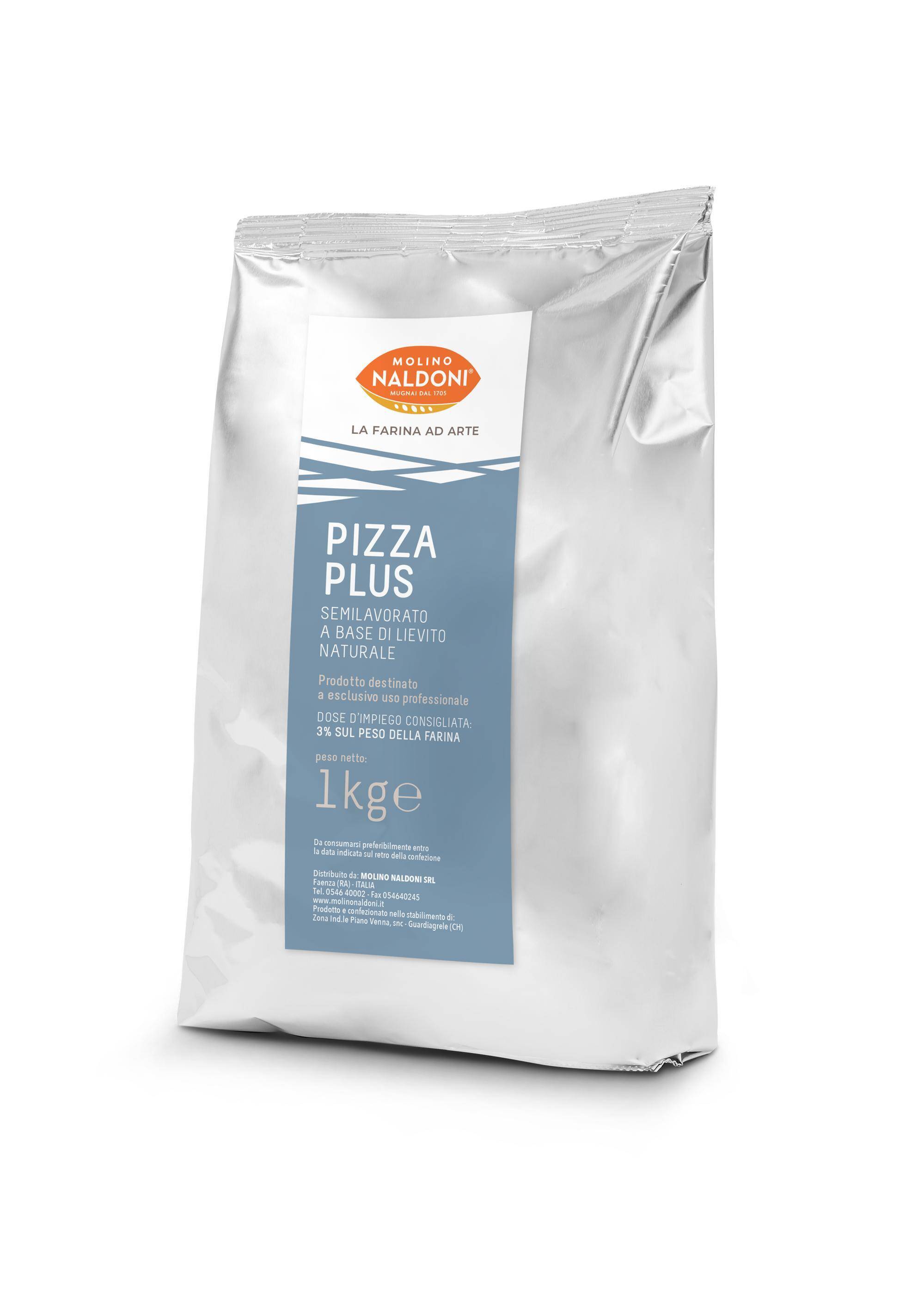 Zakwas suszony Lievito Pizza Plus 1kg/10 Naldoni