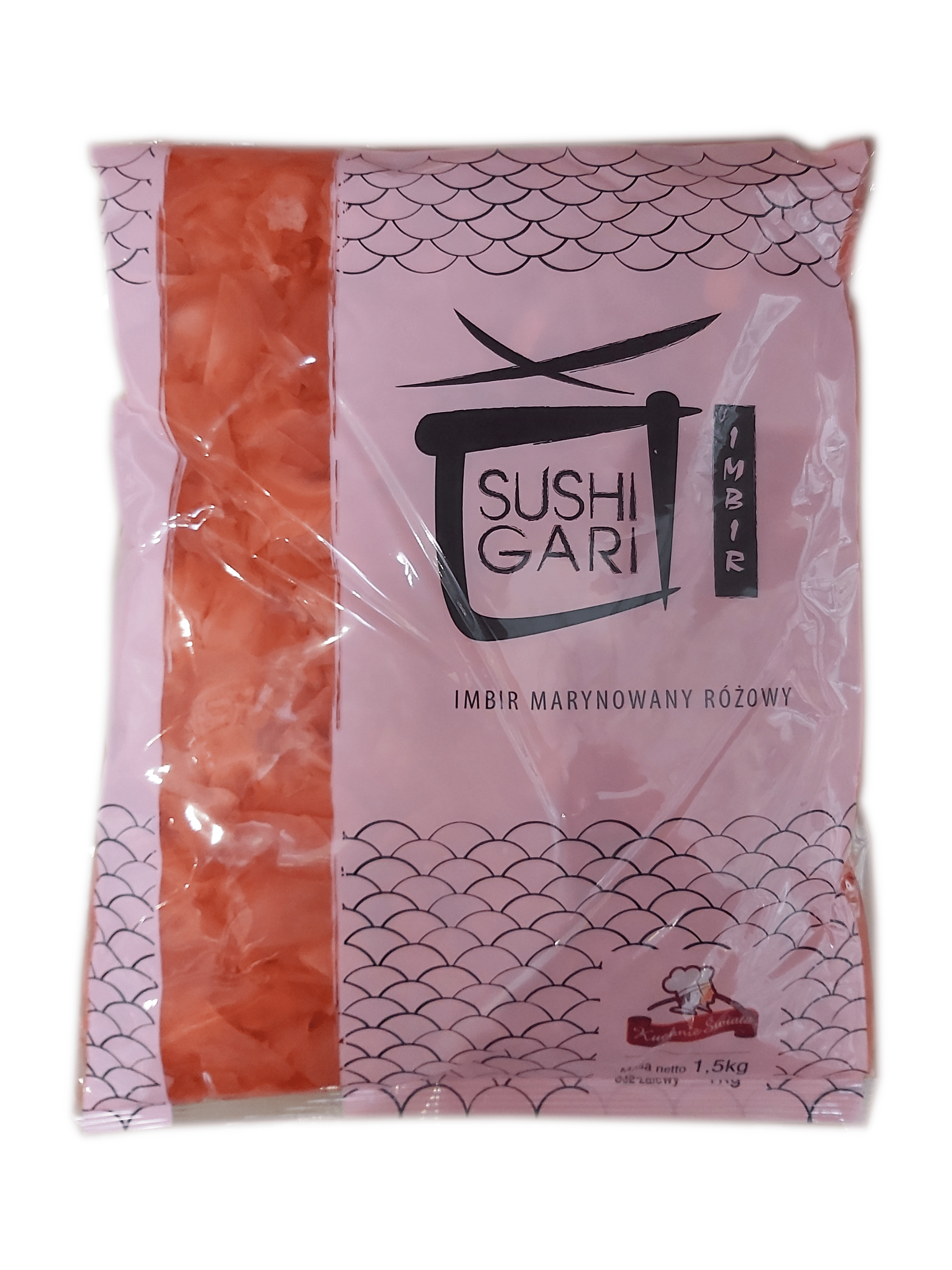 Imbir marynowany różowy Amazu Shoga 1kg netto, 1,5kg/10