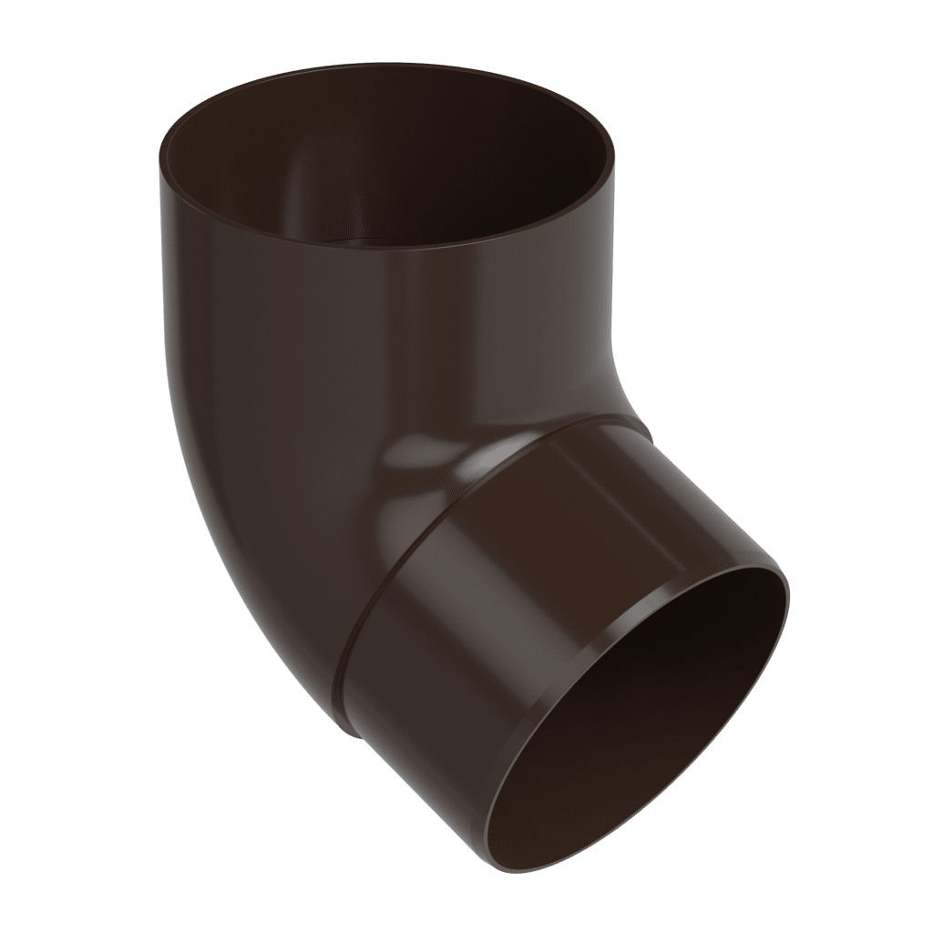 Kolano 67°  PVC 100  czekoladowy brąz GALECO