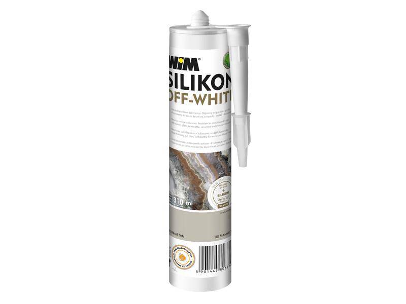 Silikon WIM OFF-WHITE 300 ml 1/16 popielaty