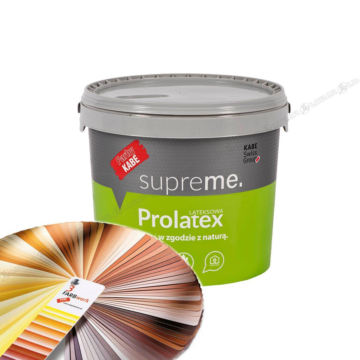 Farba lateksowa do ścian i sufitów KABE PROLATEX 3 l K12610