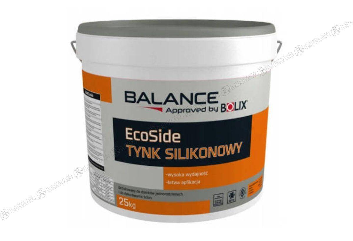 BOLIX BALANCE ECOSIDE 1,5 mm Tynk silikonowy 25 kg BK1