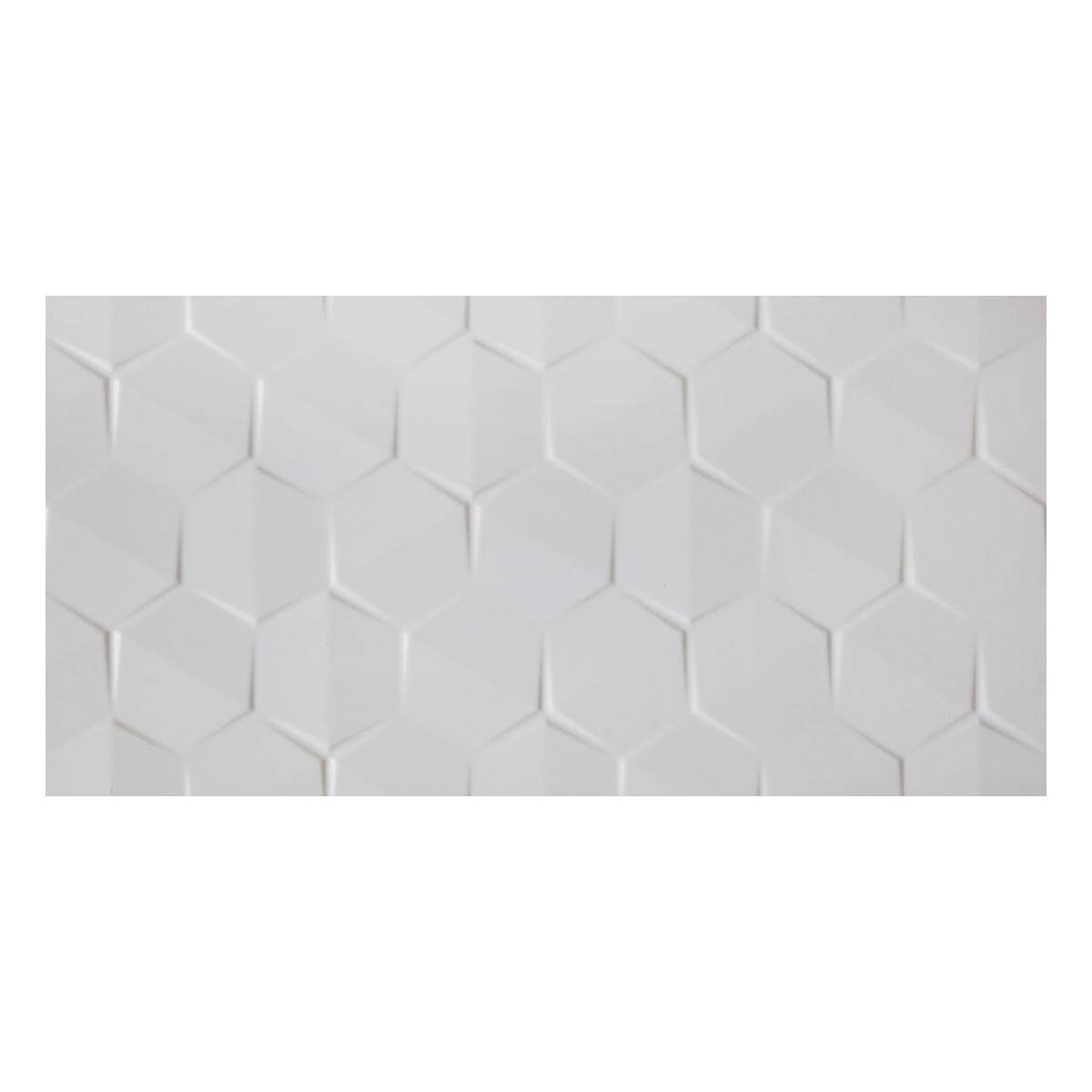 Płytka ścienna biała 30x60 cm ALTERIO white struktura hexa Cersanit