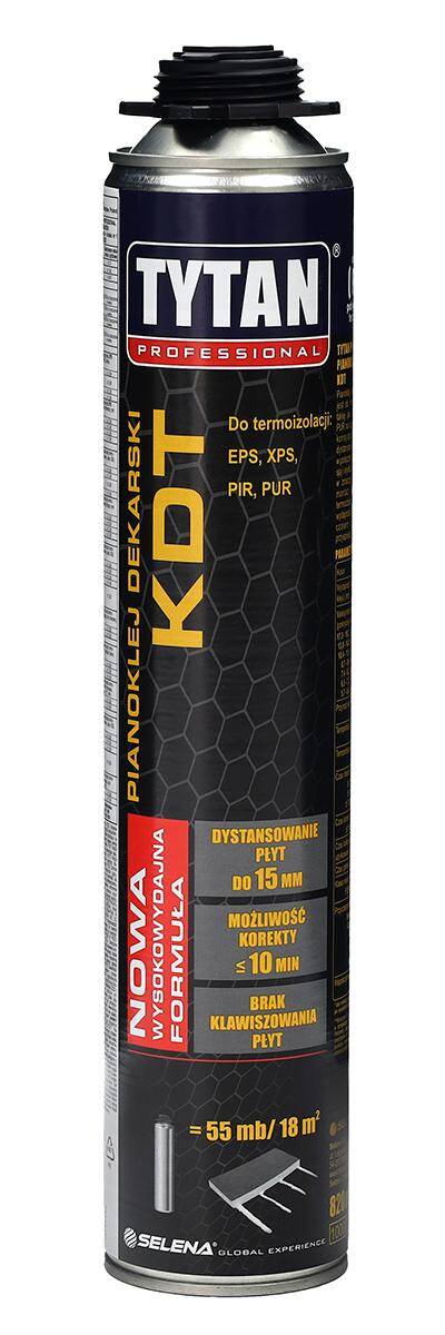 Pianoklej dekarski KDT pistoletowy Tytan Professional 820 ml