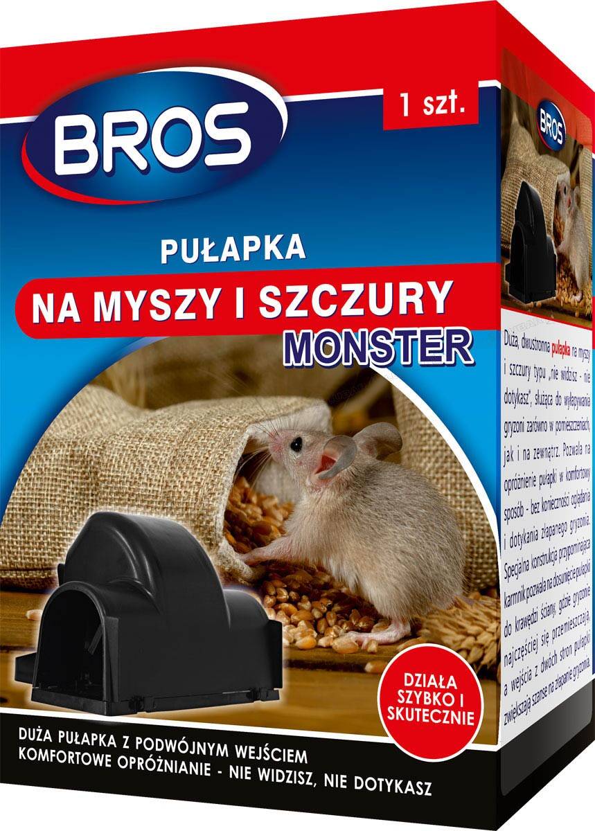 Pułapka na myszy i szczury MONSTER BROS