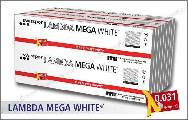 Styropian elewacyjny LAMBDA MEGA WHITE FASADA 031