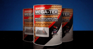 IZOPLAST MEGA-TEX Masa bitumiczna szpachlowo-uszczelniająca 1 kg