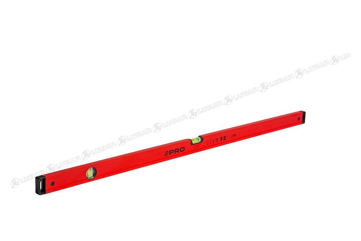 Poziomnica SERIA PRO600 ENDURANCE malowana czerwona 120 cm PRO