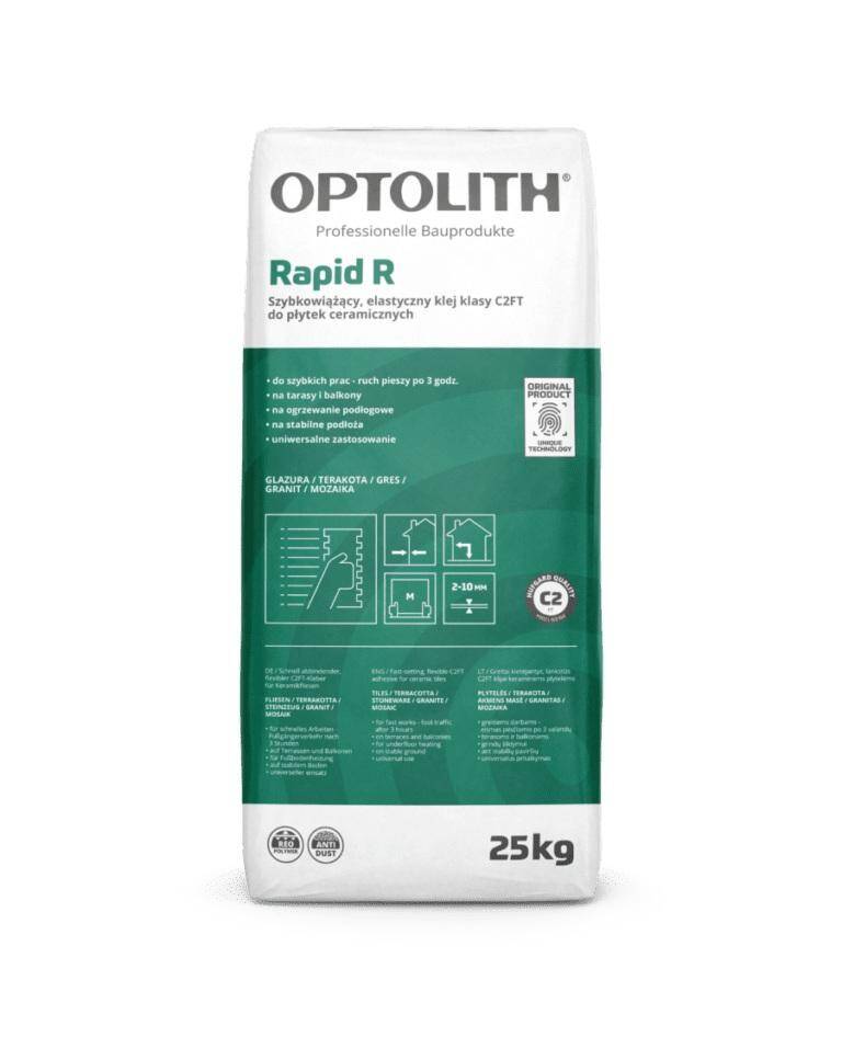 Klej do płytek i granitu wysokolelastyczny, szybkowiążący Optoflex RAPID R C2FT S1 Optolith 25 kg