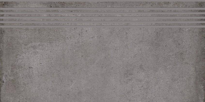 Stopnica gresowa DIVERSO Grey Matt 30x60 cm