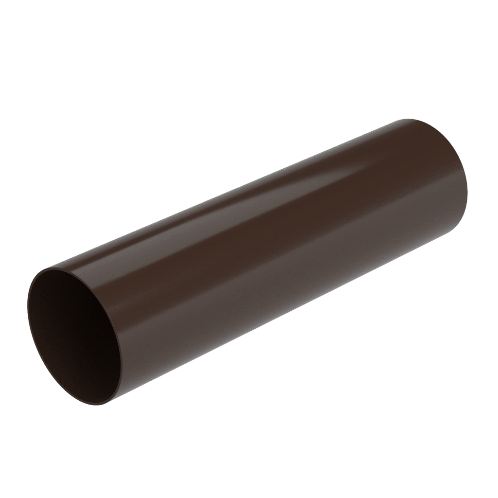 Rura PCV 100 4 mb czekoladowy brąz GALECO