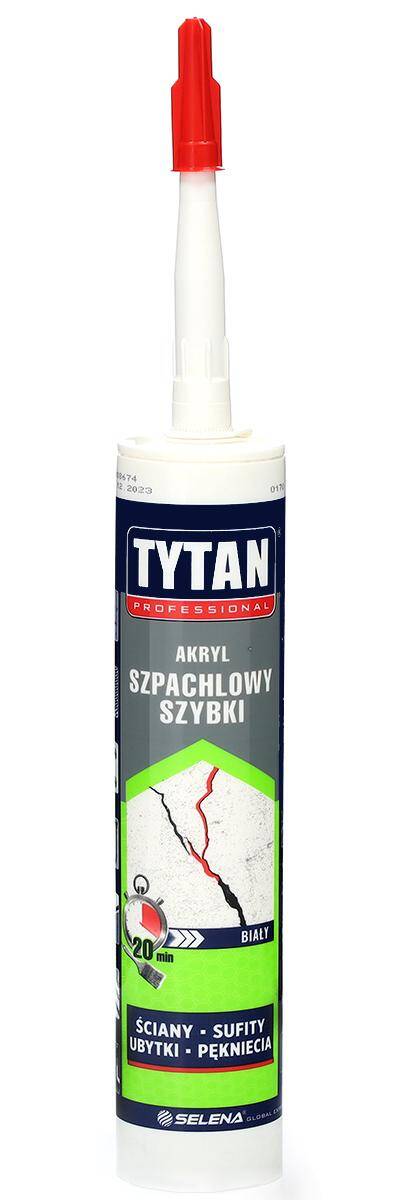 Akryl szpachlowy szybki 280 ml biały TYTAN Professional