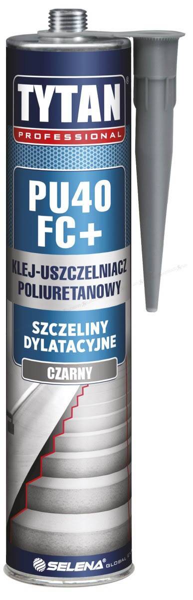 Uszczelniacz poliuretanowy PU40 FC+ 300 ml czarny TYTAN