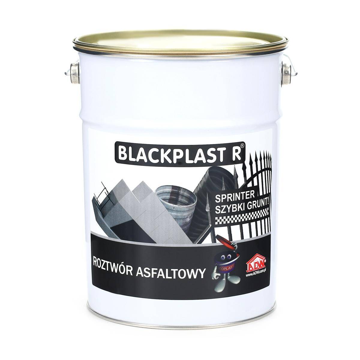 BLACKPLAST R roztwór asfaltowy szybki grunt 5 L