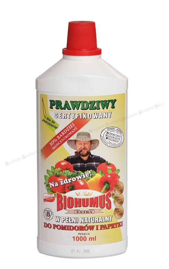 Nawóz Biohumus EXTRA POMIDOR, PAPRYKA 1,0L